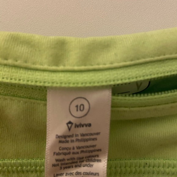 Lime Green Ivivva Shorts - Picture 5 of 5